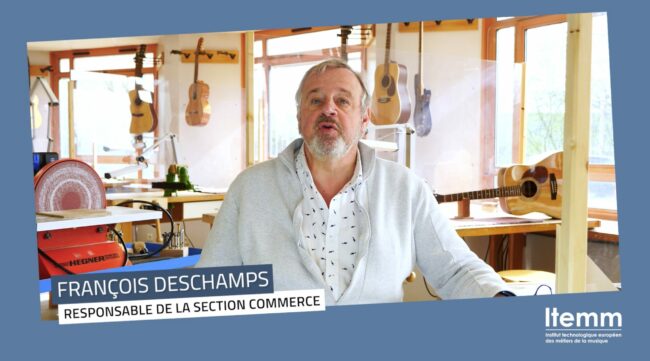 Présentation du titre RNCP Manager d’Unité Marchande par François Deschamps, responsable de la section Vente.