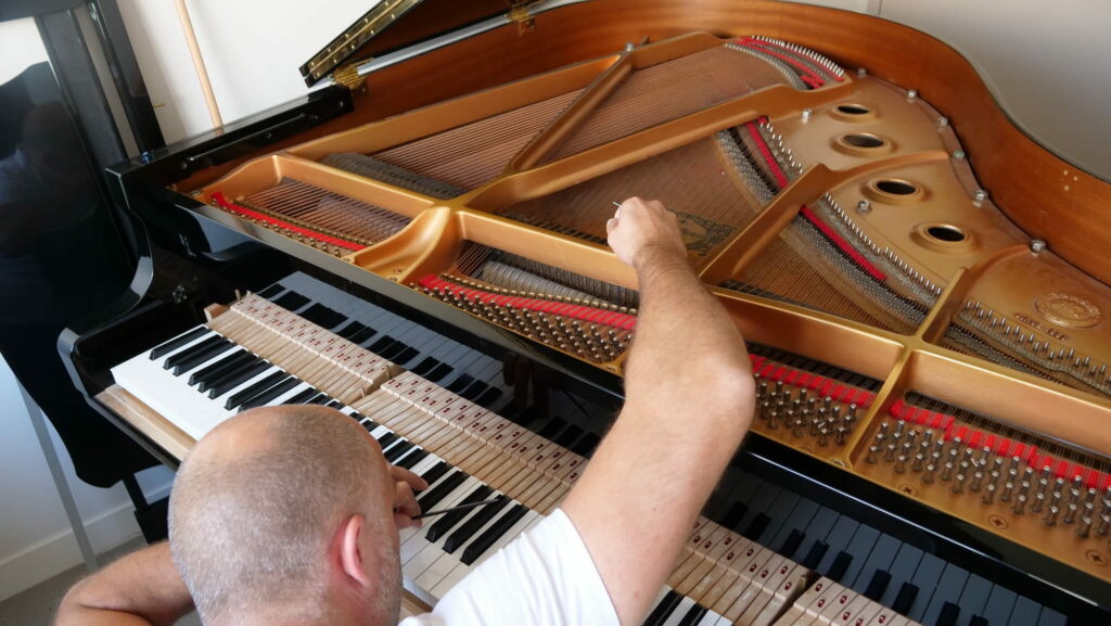 Équilibrage d’une mécanique piano à queue - 3