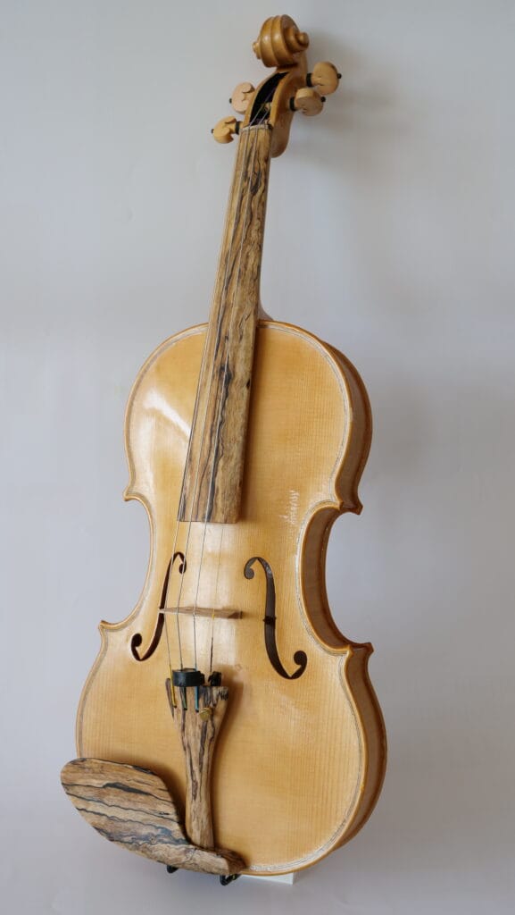 réalisation violon bois exotique et locaux